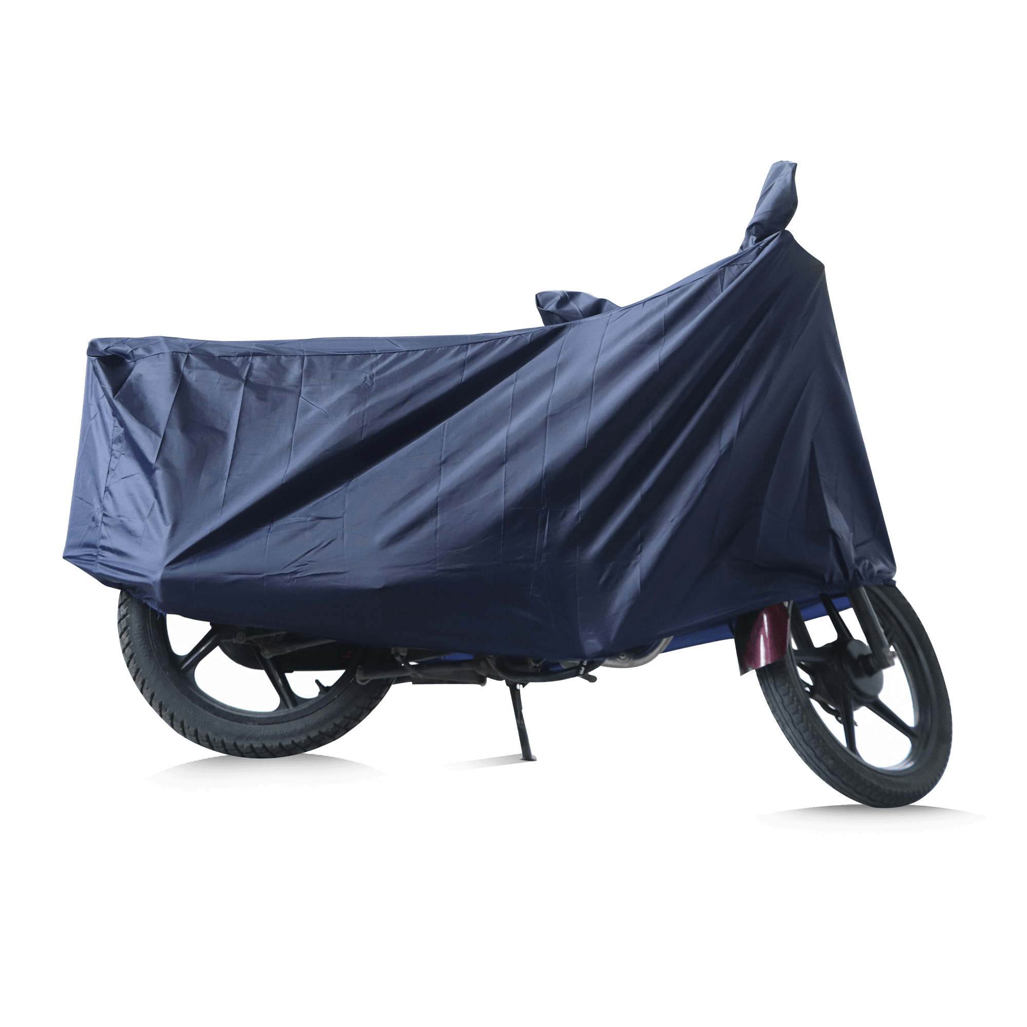 VEHICLE COVER BLUE WITH ELASTIC - MC - TVS Motor Company